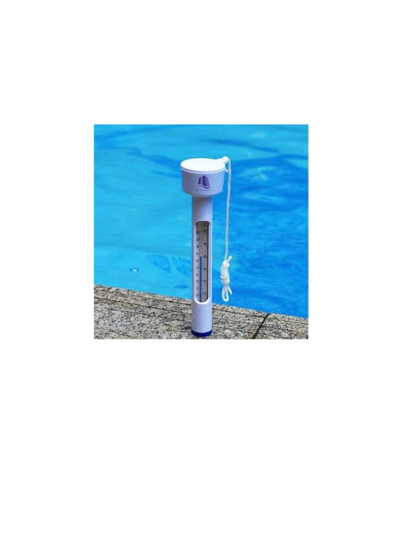 ميزان حرارة عائم لحمام السباحة موازين درجة حرارة المياه مع سلسلة لأحواض السباحة الداخلية والخارجية والمنتجعات الصحية أحواض المياه الساخنة أحواض الأسماك - Image 2