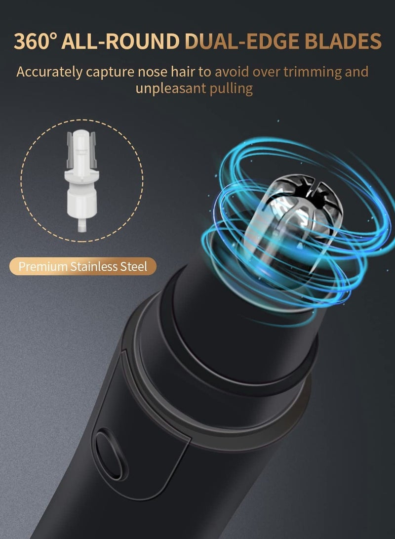 Excefore Nose and Ear Hair Trimmer, Painless Nose Trimmer Clipper for Men and Women Ear Clipper - Image 3