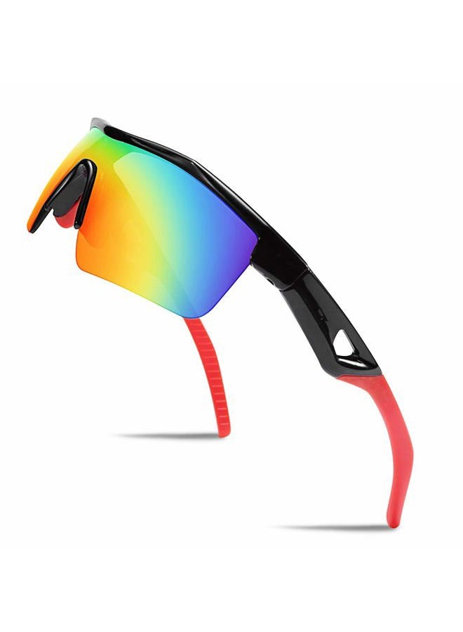 FEISEDY Kids Teens Sports Polarized Sunglasses TR90 Frame Boys Girls Cycling B2454 - Image 1