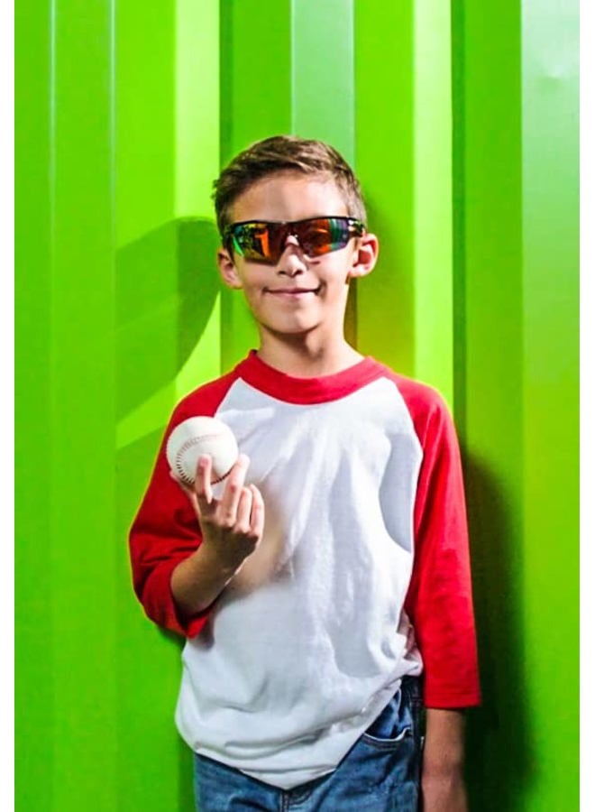 FEISEDY Kids Teens Sports Polarized Sunglasses TR90 Frame Boys Girls Cycling B2454 - Image 2
