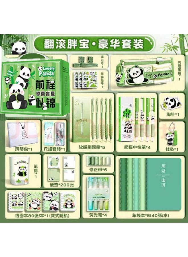 Bluejw Student Hand Account Book Gift Box Suit Cartoon Color Loose-leaf Diary Book Creative Gift Prizes Hand Account Material Wholesale - Image 1