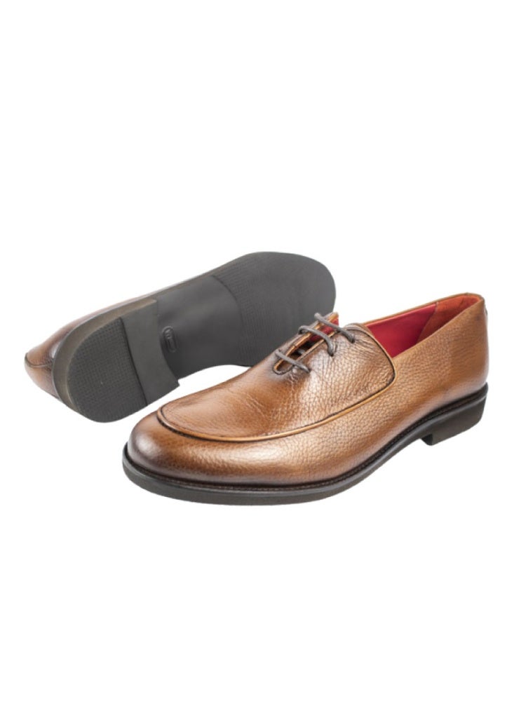 Levent Semi Classic Genuine Leather 
Lace Up Shoes - Image 2