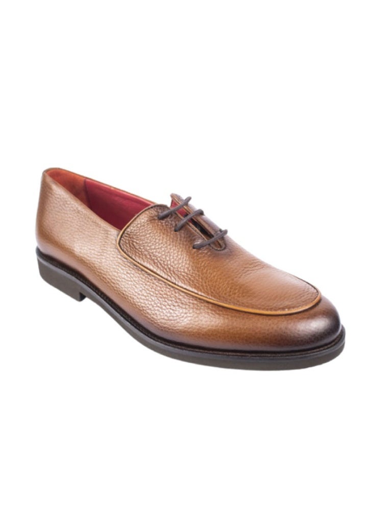 Levent Semi Classic Genuine Leather 
Lace Up Shoes - Image 1