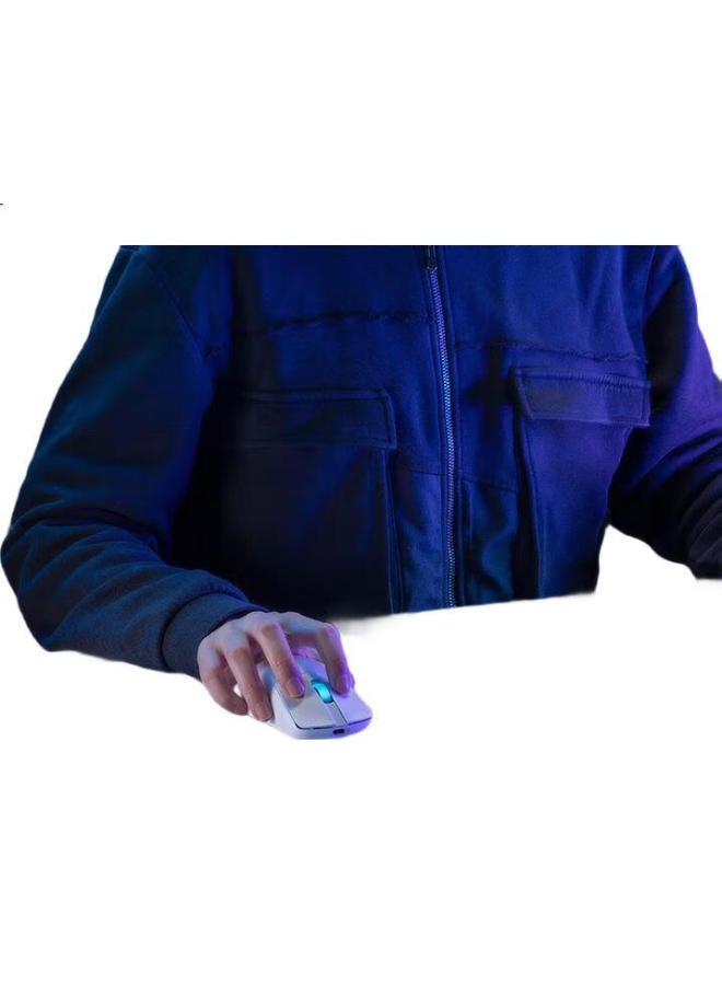 ROG وسادة ماوس للألعاب من زجاج مقسى Rog Yueshi Ace L، مطلية، زجاج مقسى 9H، وسادة مكتب كبيرة، وسادة ماوس للألعاب، قاعدة مطاطية مقاومة للانزلاق، بيضاء - Image 3