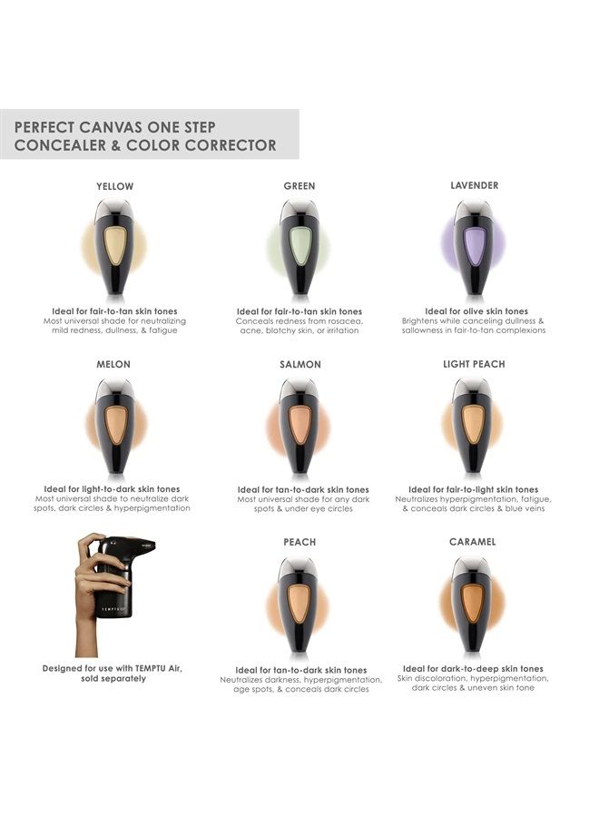 Temptu كريم إخفاء العيوب وتصحيح اللون من Perfect Airbrush Airpod، لافندر، 0.28 أونصة سائلة - Image 2