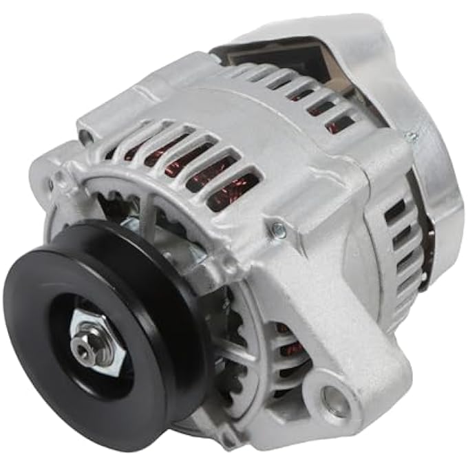 otobaijeni 14V 45A Alternator 400-52014 for Case Tractor Compatible with Case 1825B Kubota Excavator Tractor Loader Mower Replacement Parts - Image 1