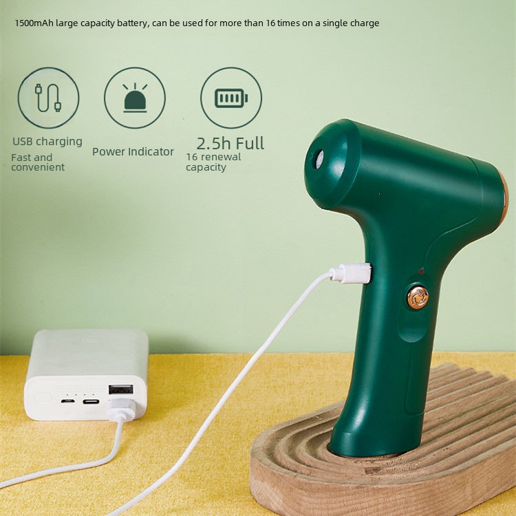 Egg beater household electric Mini automatic cake machine cream egg white whisk mixer baking tool(J-8 Green) - Image 3