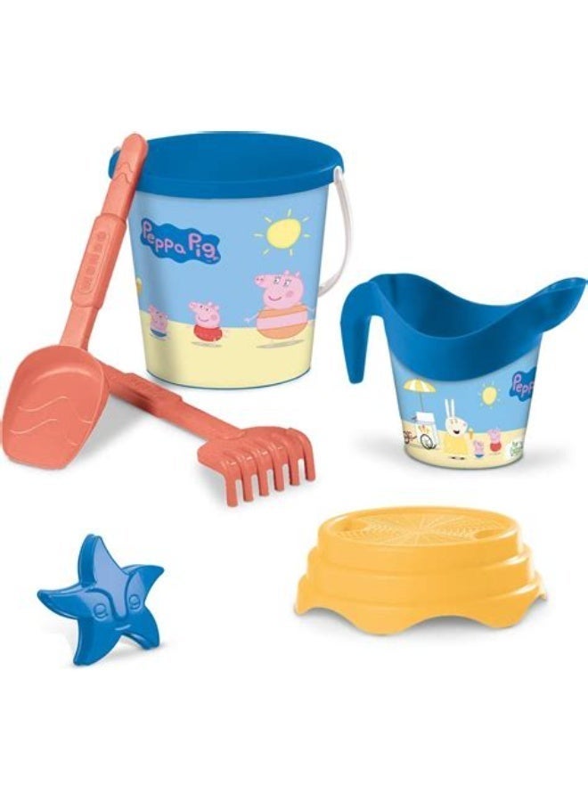 MONDO Peppa Pig Bio Beach Bucket Set, 17 cm - Image 1