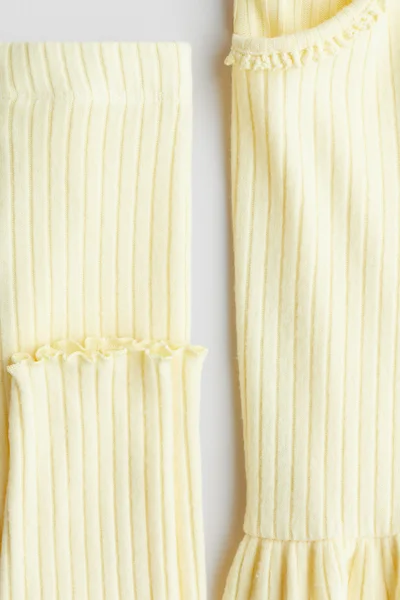 H&M 2-Piece Rib-Knit Set