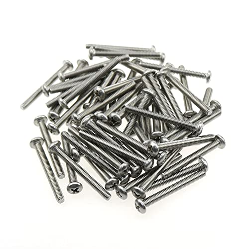 MEETOOT 35pcs #8-32 x 1-1/2inches Machine Screws Cross Recessed Pan Head Machine Screws Phillips Screws for Cabinet Drawer Knob Pull Handles - Image 1