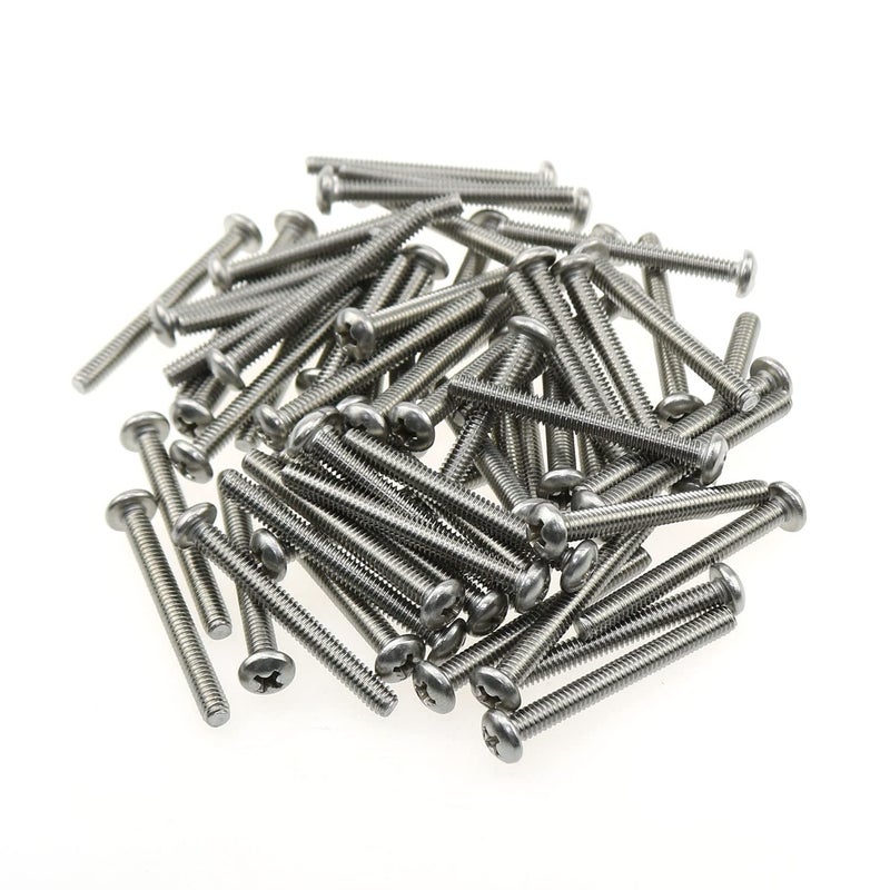 MEETOOT 35pcs #8-32 x 1-1/2inches Machine Screws Cross Recessed Pan Head Machine Screws Phillips Screws for Cabinet Drawer Knob Pull Handles - Image 5