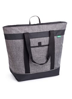 Y&D Insulated Cooler Bag with HD Thermal Insulation - Premium, Collapsible Soft Makes a Perfect Grocery Bag, Food Delivery Travel or Beach Bags(Charcoal)  - Image 1