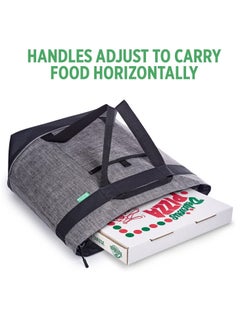 Y&D Insulated Cooler Bag with HD Thermal Insulation - Premium, Collapsible Soft Makes a Perfect Grocery Bag, Food Delivery Travel or Beach Bags(Charcoal)  - Image 3