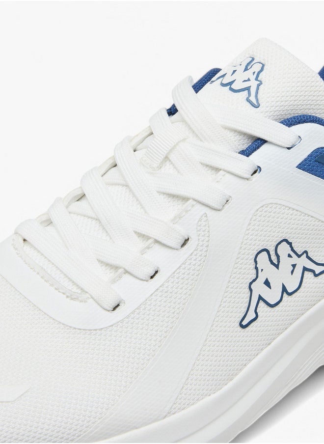 Kappa Men's Logo Print Sports Shoes with Lace-Up Closure  - Image 4
