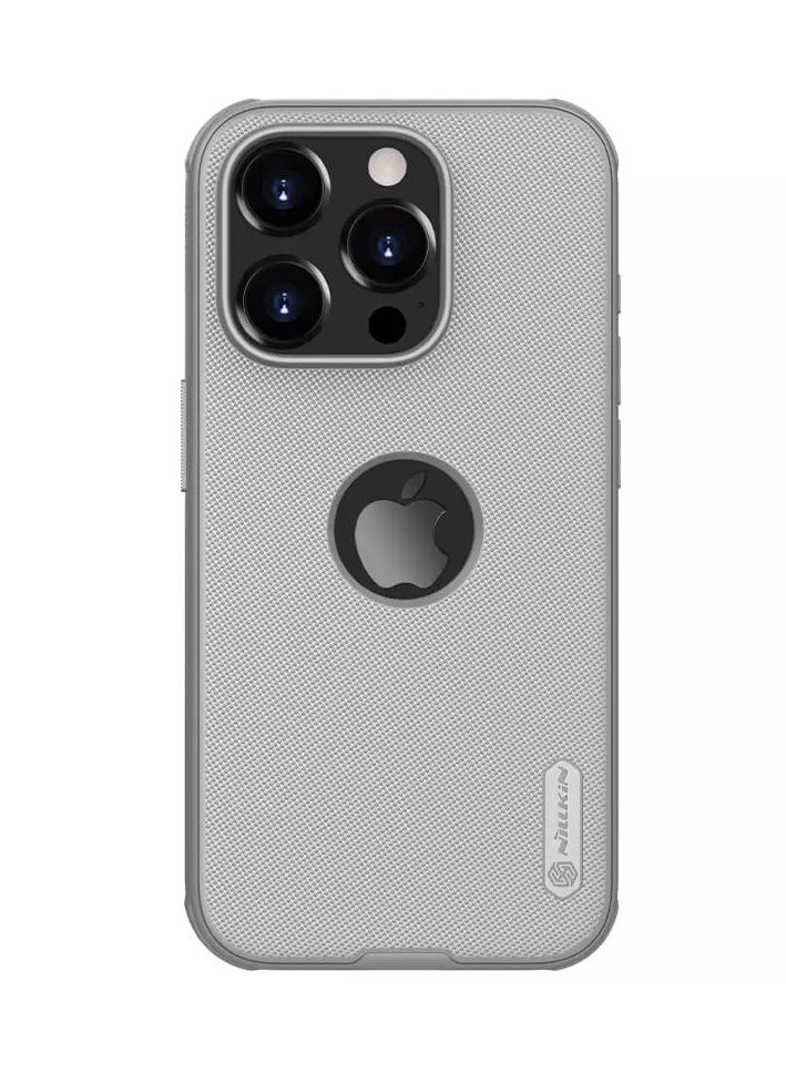 Nillkin Super Frosted Shield Pro Matte cover case for Apple iPhone 15 Pro 6.1 (with LOGO cutout)-Grey - Image 1