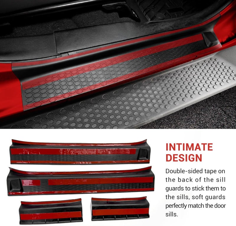 Utiiy Door Sill Guards Kit for Jeep Wrangler and Gladiator - Image 4