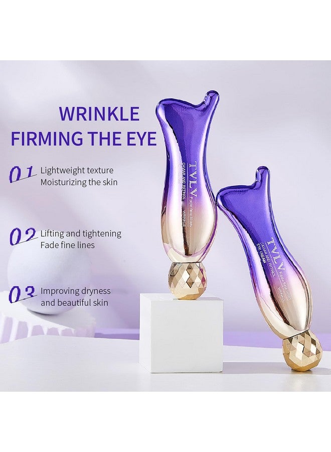 Easilydays Caviar+Retinol Eye Cream for Wrinkles, 360° Massage Under Eye Cream Face and Eye Serum Firming and Lifting, Instant Hydrating, Deep Moisturizing for Dark Circles Puffiness Fine Lines, Bags - Image 3