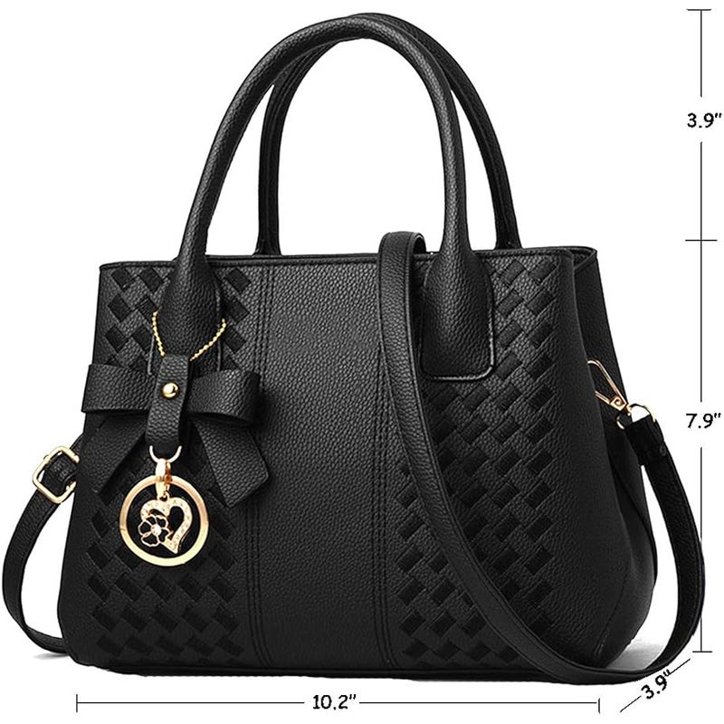 Jeniulet Purses and Handbags for Women Fashion Ladies PU Leather Top Handle Satchel Shoulder Tote Bags - Image 3