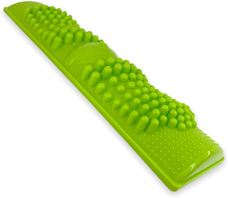 DAISO INDUSTRIES مدلك القدمين بالضغط الانعكاسي حصيرة القدم 146 بوصة × 41 بوصة × 18 بوصة خضراء - Image 3