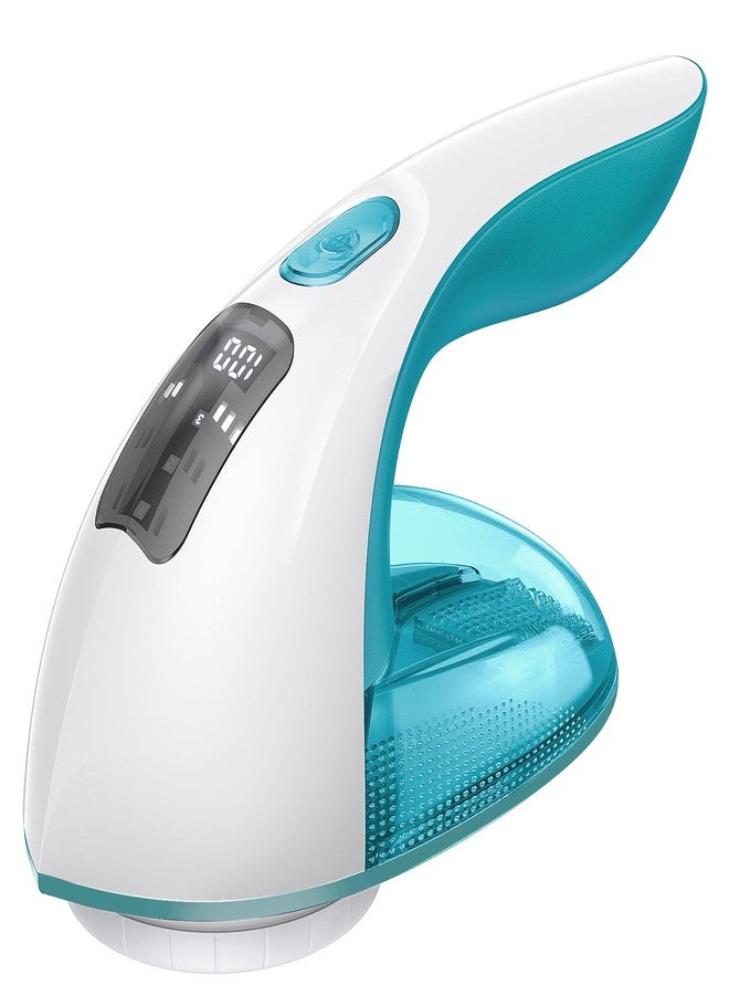 Ruidla Rechargeable Fabric Shaver and Lint Remover, 3-Speed Adjustable Sweater Shaver with 6-Leaf Replaceable Stainless Steel Blades, 2.6Inch Large Mesh, Removable Bin for Clothes Fuzz, Lint, Pills, Bobbles - Image 1