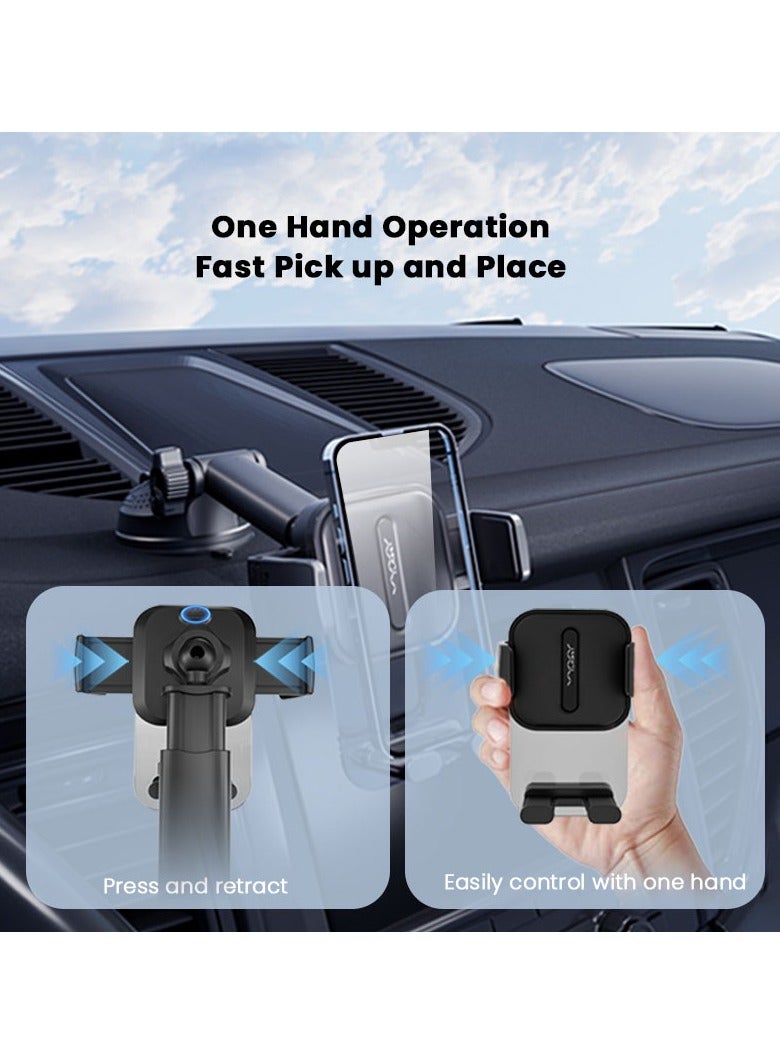 Vyvylabs Steady Clamp Car Holder (Suction Cup Version) Black - Image 5