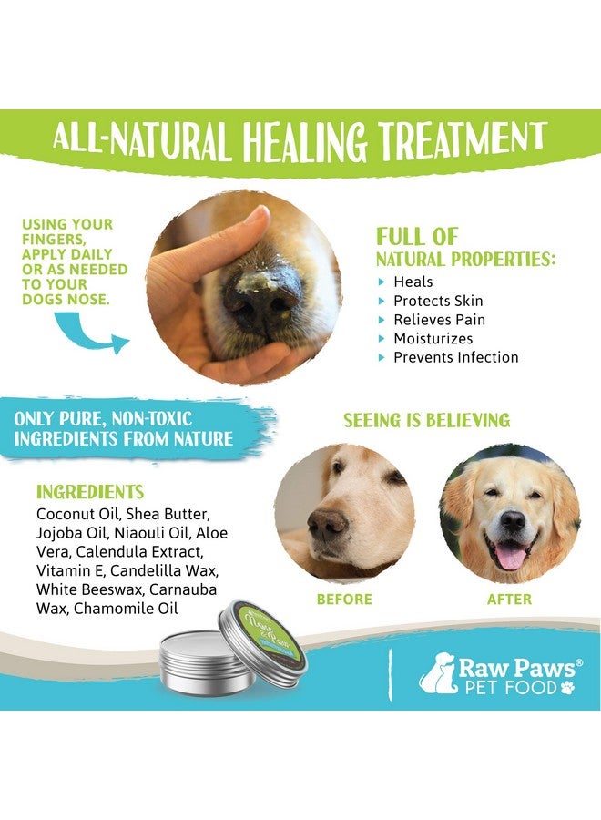 Raw Paws Nose & Paw Balm, 4Oz  Dog Nose Balm & Cat Nose Relief  Essential Frenchie, English Bulldog Accessories  Snout Soother For Dogs & Cats  Dog Nose Butter Dogs Need  Nose Balm Natural - Image 4