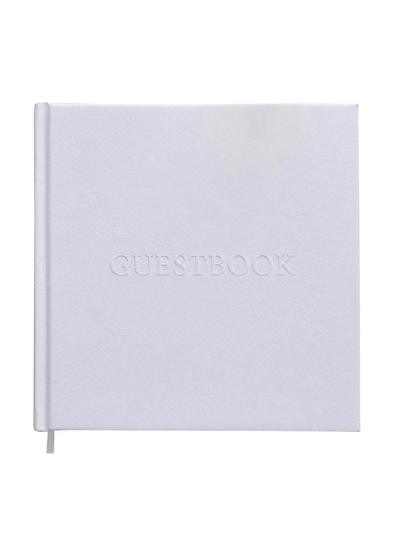 Ginger Ray White Guestbook Elegant Wedding Journal