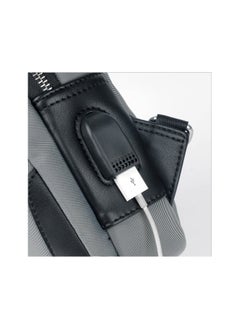 amazing.EGP AMAZINGegp Small Leather Backpack Crossbody Bag Chest Shoulder Bags for Men Outdoor Anti-Theft Lightweight Cycling  - Image 5