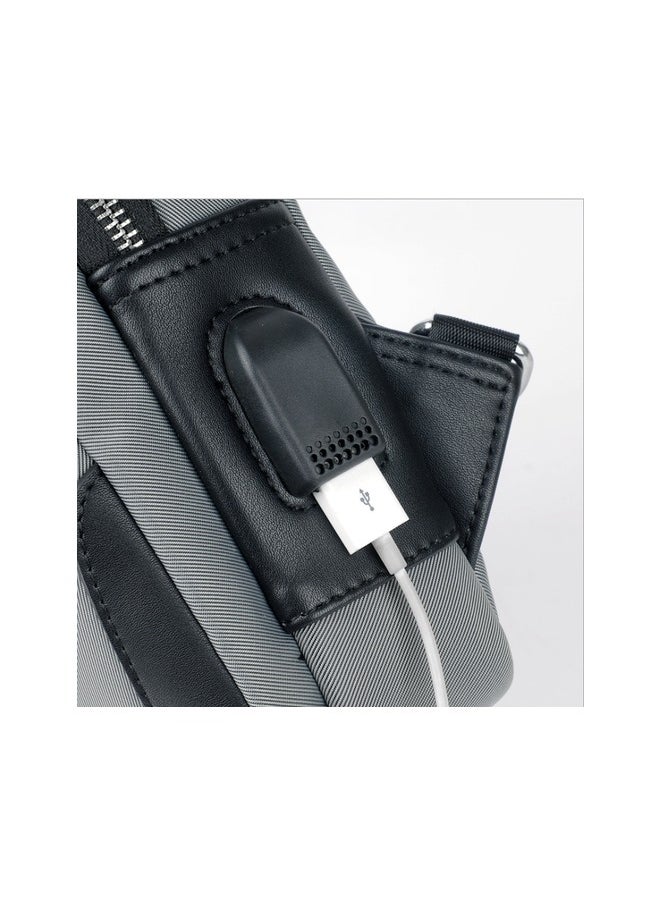 amazing.EGP - AMAZINGegp Small Leather Backpack Crossbody Bag Chest Shoulder Bags for Men Outdoor Anti-Theft Lightweight Cycling - Image 1