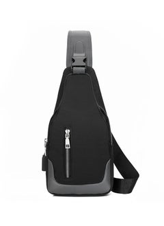 amazing.EGP AMAZINGegp Small Leather Backpack Crossbody Bag Chest Shoulder Bags for Men Outdoor Anti-Theft Lightweight Cycling  - Image 1