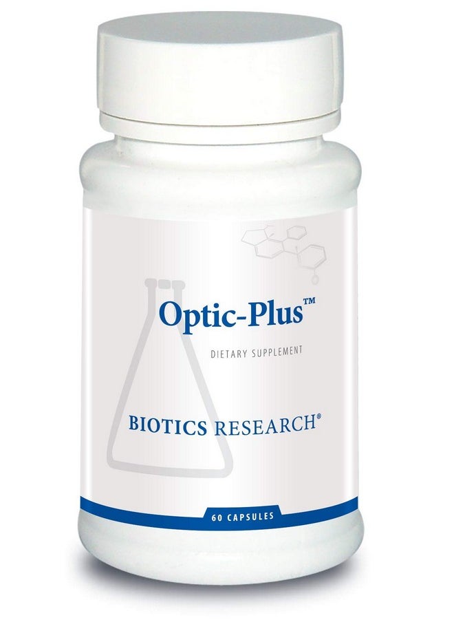 BIOTICS Research Optic Plus Eye Vitamin & Mineral Support Supplement With Lutein And Zeaxanthin Healthy Retinal Tissue And Vision 60 Capsules  - Image 2