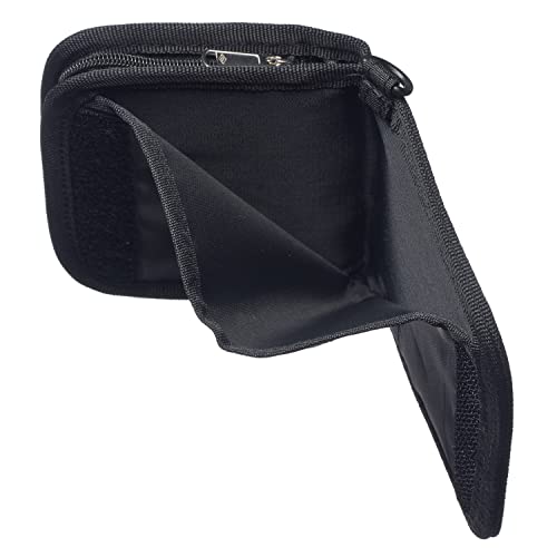 Umbro for Men, Kids Zippered Bi-Fold Minimalist Slim Nylon Wallet (Black) - Image 4