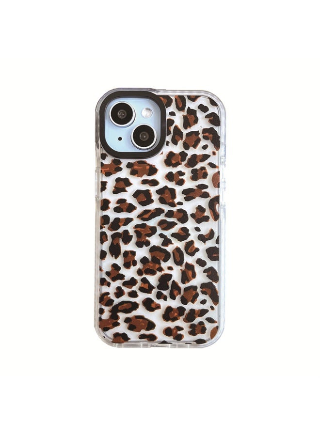 NIBEMINENT Sexy Leopard Pattern Protective TPU Case Cover For iPhone 14 Plus Clear - Image 2