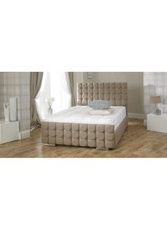 Havana Beds And Upholstery Crystal Chenille Luxury Handmade Queen Bed (Suitable Mattress Fit :150 Cm X 200 Cm)  - Image 1