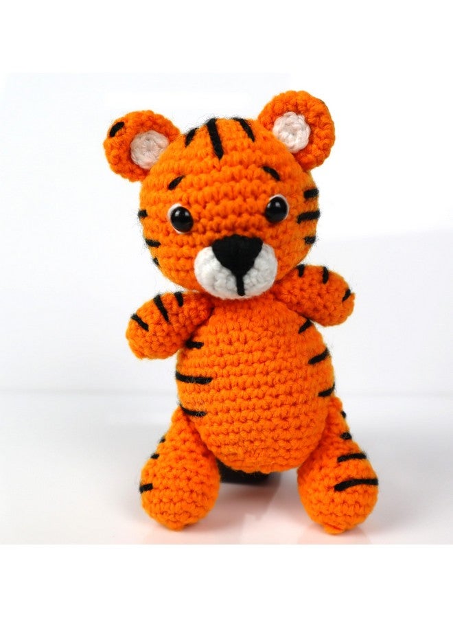 سوترا لعبة نمر سوترا بيبي كروشيه | لعبة حيوان محشو | لعبة نمر صوفية مصنوعة يدويًا ومحبوكة يدويًا | أفضل لعبة هدية لعيد الميلاد وحفلات استقبال المولود | ألعاب ناعمة مقاس 5 × 3 بوصات للرضع من البنات والأولاد - Image 1