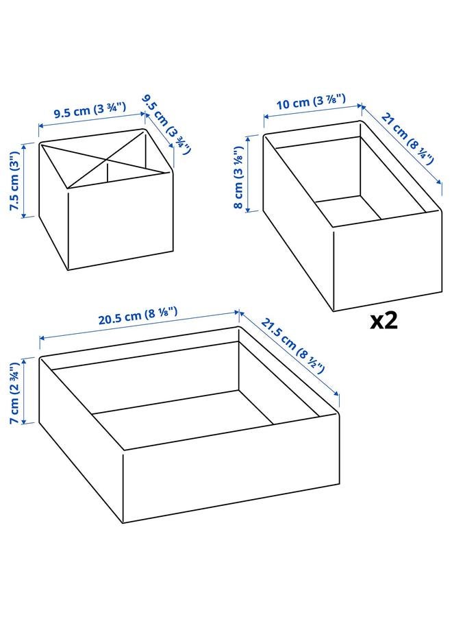 erorex Box, Set Of 4, Patterned/Multicolour - Image 5