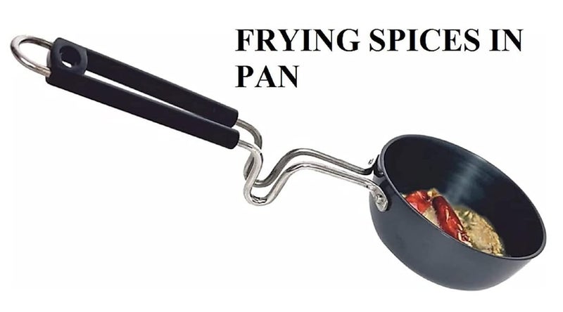 Dkriva بان دالك تادكا غير لاصق من ديكريفا، مصنوعة من الألمنيوم المؤكسد، أدوات مطبخ فاغارييو كادسي (1 قطعة) (أسود) - Image 4