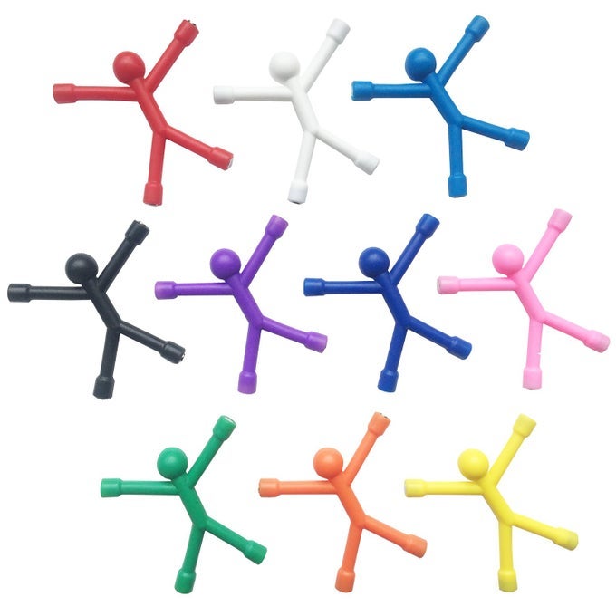 10PCS Novelty Mini Man Fridge Magnets Cute Rubber Magnet Men Refrigerator Magnets Magnetic Toy for Adults Office Fun Decorative Decoration