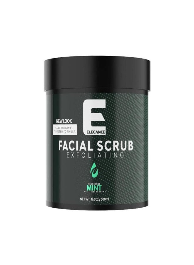 E Elegance Elegance Natural Face Scrub, 16.9 Oz, Mint Based Facial Scrub, Exfoliate and Eliminate Impuritites for a Healthy and Hydrated Glowing Skin - Image 1