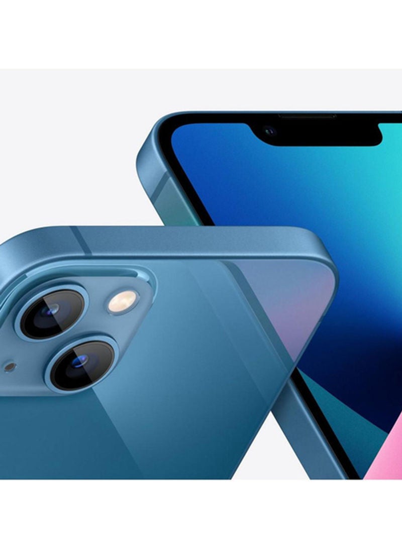 ابل  هاتف آيفون 13 بذاكرة داخلية سعة 128 جيجابايت يدعم تقنية 5G مع تطبيق فيس تايم بلون أزرق - إصدار عالمي - Image 4