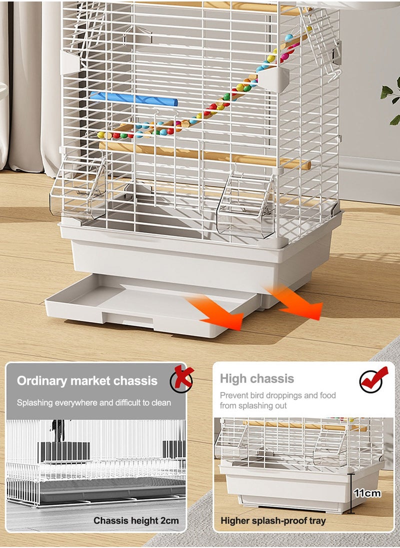 Kidle Transparent Bird Cage Acrylic Parrot Cage Nest Birdcages Special Breeding Cage Pigeon Canary  - Image 2