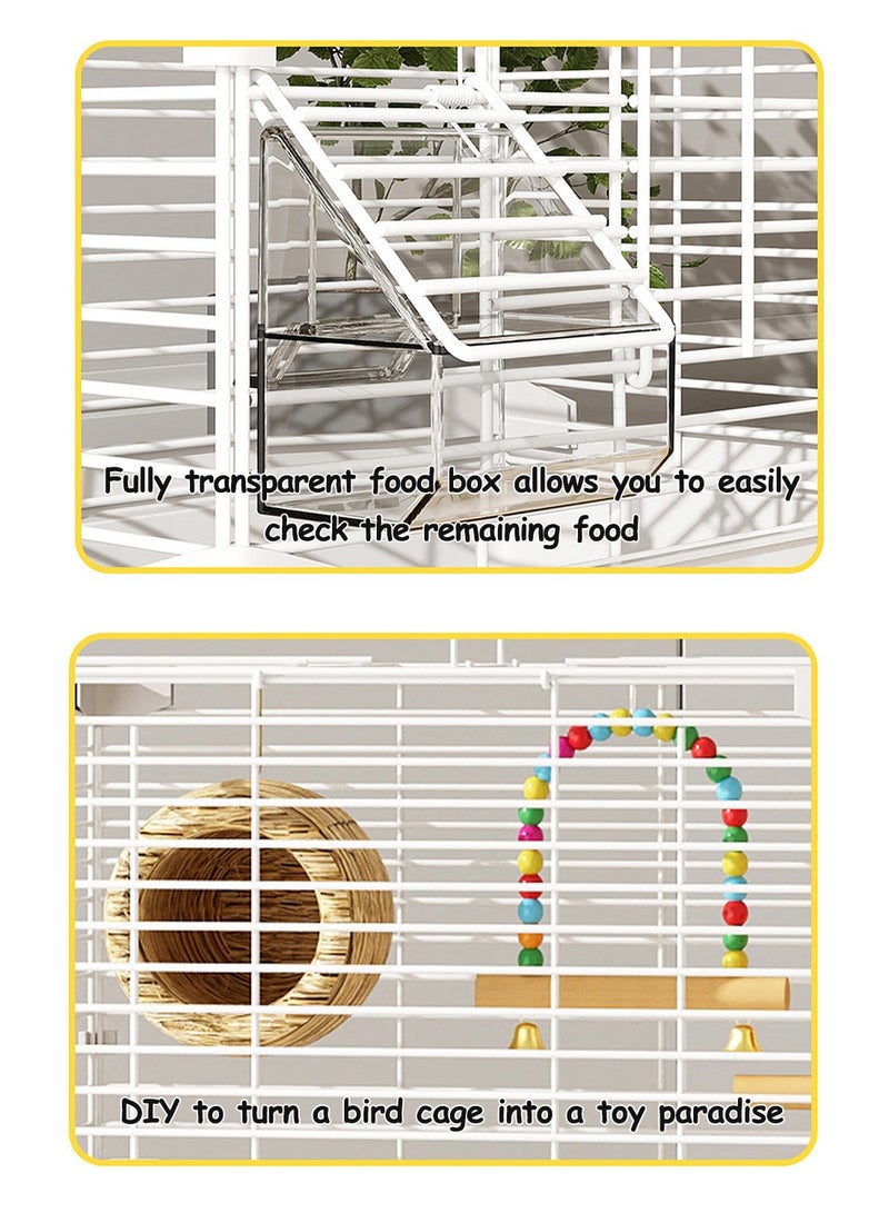 Transparent Bird Cage Acrylic Parrot Cage Nest Birdcages Special Breeding Cage Pigeon Canary