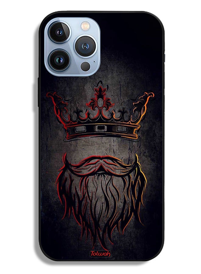 Tolwak Apple iPhone 13 Pro Max Protective Case King Artwork - Image 2