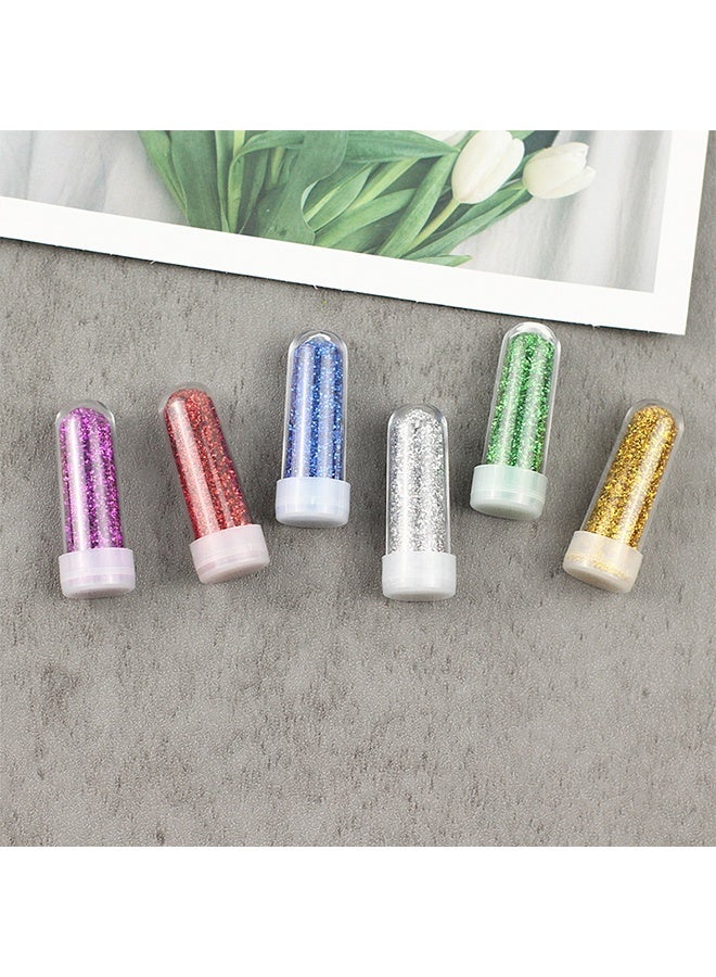 مسحوق لامع متعدد الألوان مكون من 6 قطع - Image 2