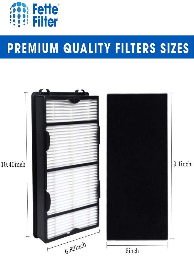 فيتي فلتر فلتر فيت - مجموعة فلاتر هيبا الحقيقية من سلسلة HAPF600، متوافقة مع أجهزة تنقية الهواء من هولمز لبعض الموديلات. تتضمن 4 فلاتر هيبا حقيقية محسّنة و4 فلاتر متطورة للحد من الروائح. - Image 3