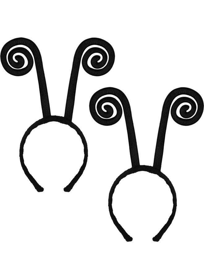 meekoo Butterfly Antenna Headband Costume Hair Band For Halloween Parties (2 Pieces) - Image 1