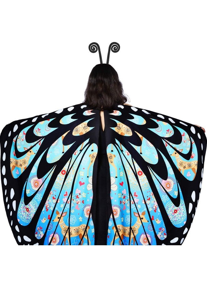 meekoo Butterfly Antenna Headband Costume Hair Band For Halloween Parties (2 Pieces) - Image 5