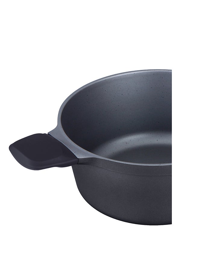 Prestige Essential Cast Aluminum 20 Cm Casserole With Glass Lid | Non Stick Induction-Based Stockpot With Lid black - Image 2