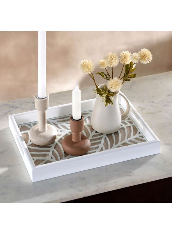 Pan Home Sandrift Decor Tray - White - Image 1