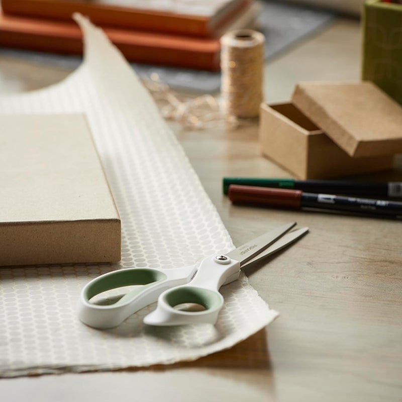 Fiskars Everyday Softgrip Titanium Fashion Scissors 8  2pk  Forest Fern - Image 2